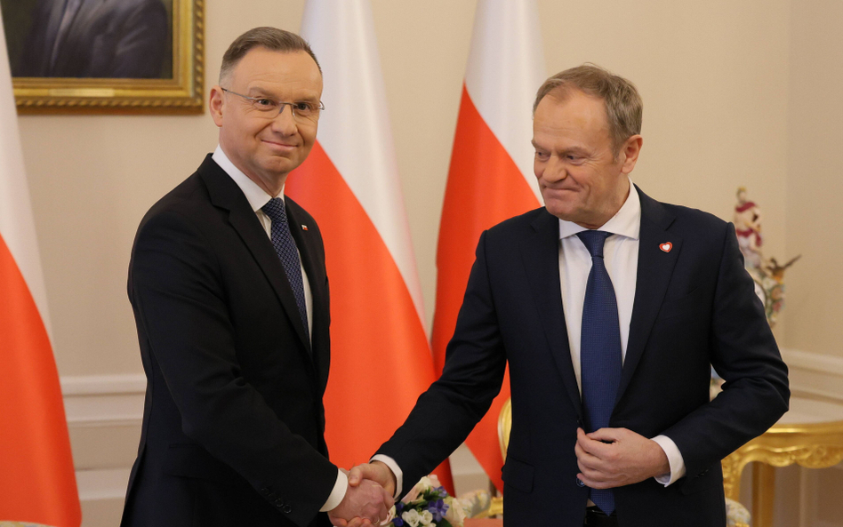 Andrzej Duda i Donald Tusk