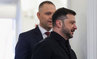 Karol Nawrocki i Wołodymyr Zełenski