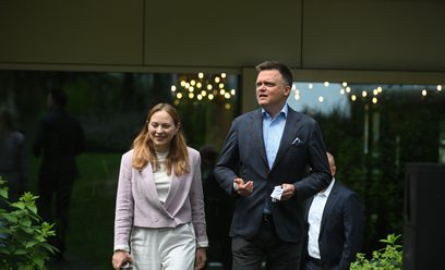 Katarzyna Pełczyńska-Nałęcz i Szymon Hołownia