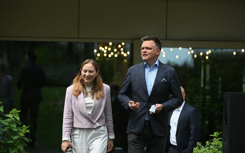 Katarzyna Pełczyńska-Nałęcz i Szymon Hołownia