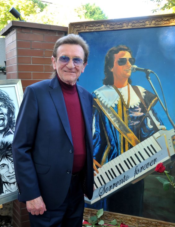 Ryszard Poznakowski podczas II Zlotu Fanów zespołu The Rolling Stones w Szczecinie, fotografia z 12 