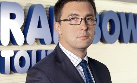 Grzegorz Baszczyński, prezes Rainbow Tours, liczy, że segment hotelarski będzie dawać spółce 10 mln 