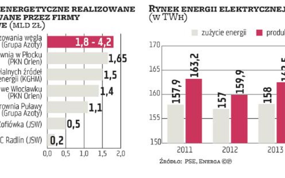 Przemysł inwestuje w energetykę