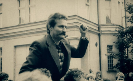 Kadr z filmu „Wałęsa według Wałęsy”