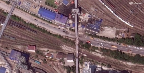 Infrastruktura uszkodzona w wyniku ukraińskiego ataku na Noworosyjsk