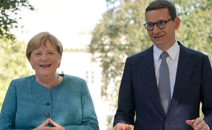 Sobota w Łazienkach. Angela Merkel z Mateuszem Morawieckim