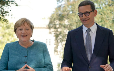 Sobota w Łazienkach. Angela Merkel z Mateuszem Morawieckim