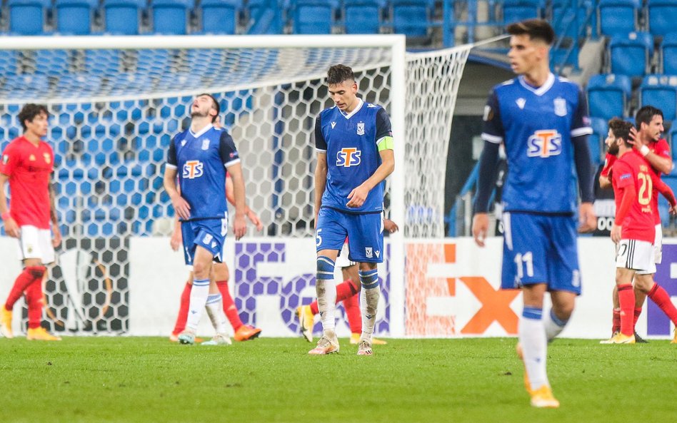 Liga Europy. Dobry Lech, ale Benfica lepsza