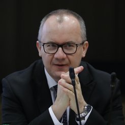 Warszawa, 22.11.2024. Minister sprawiedliwości Adam Bodnar na posiedzeniu Komisji Sprawiedliwości i 