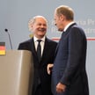 Kanclerz Niemiec Olaf Scholz i prezes Rady Ministrów Donald Tusk.