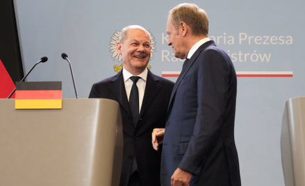 Kanclerz Niemiec Olaf Scholz i prezes Rady Ministrów Donald Tusk.