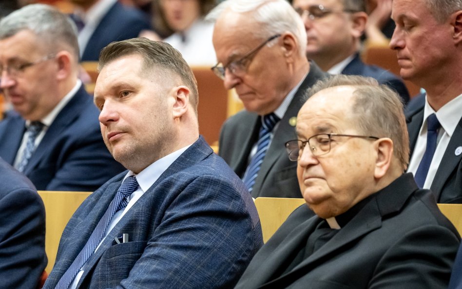 Minister nauki i edukacji Przemysław Czarnek, ojciec Tadeusz Rydzyk