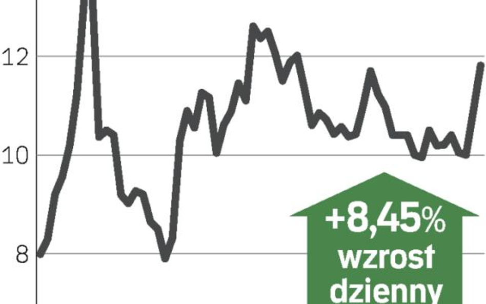 Kurs rośnie, bo sprzedaż była dobra