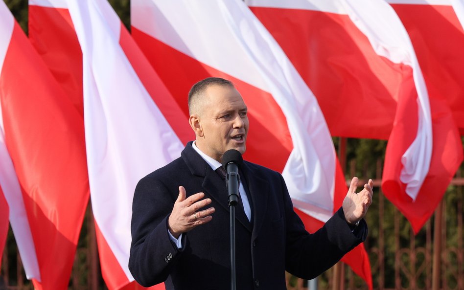Prezydent Karol Nawrocki podczas spotkania z mieszkańcami powiatu płockiego