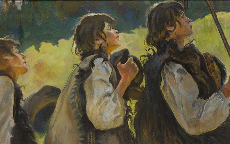 Obraz z 1907 r. Kazimierza Sichulskiego „Trzej pastuszkowie" (cena wywoławcza 90 tys. zł)