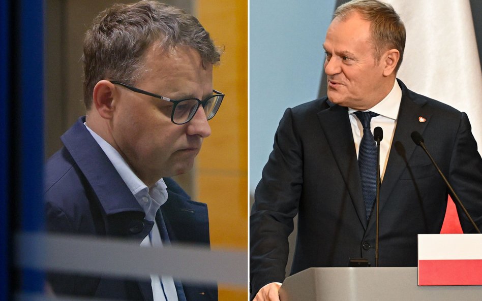 Marcin Romanowski i Donald Tusk