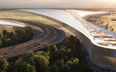 Jedna z wizji przyszłego portu lotniczego