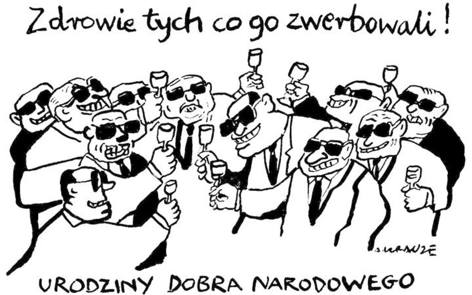 Komentarz rysunkowy. Urodziny dobra narodowego