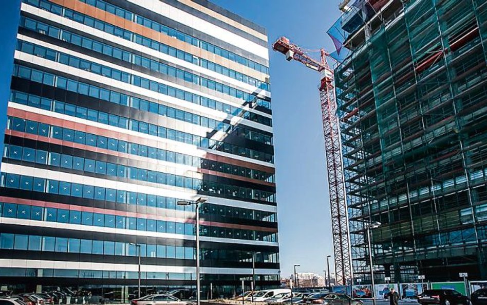 Silesia Business Park A i B w Katowicach. W budynku A działa już centrum usług wspólnych PwC (około 