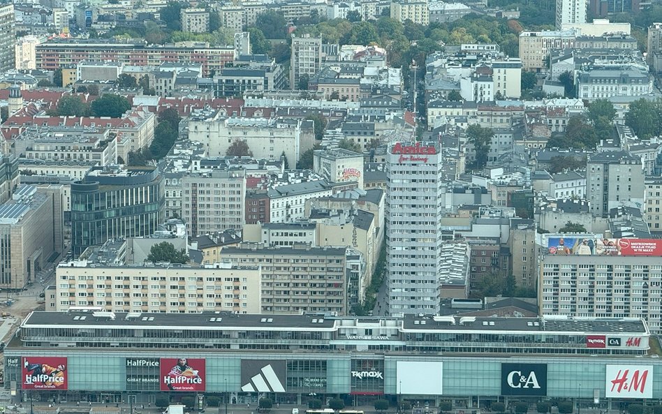 Widok na Domy Centrum