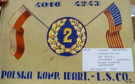 Pamiątka dla ks. Lubowieckiego od polskich oficerów i szeregowych z polskiej kompanii wartowniczej z