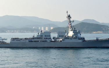 Okręt USA w Cieśninie Tajwańskiej. "Zagrożenie dla pokoju"