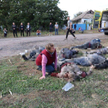 Atak rakietowy Rosjan w obwodzie charkowskim, jest kilkadziesiąt ofiar - podał Wołodymyr Zełenski