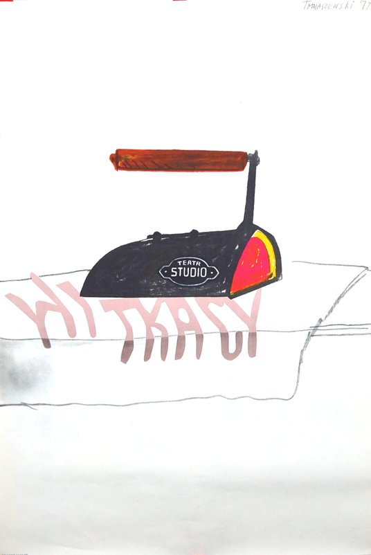 Plakat Henryka Tomaszewskiego wystartuje z ceną 450 zł. Fot. Lamus Antykwariaty Warszawskie