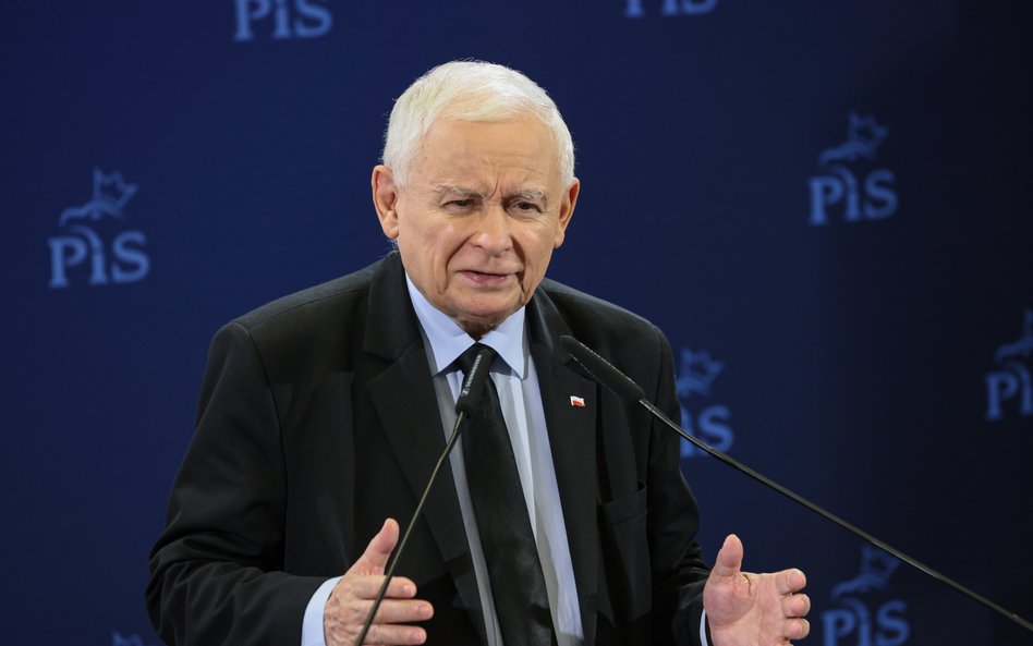 Prezes PiS Jarosław Kaczyński