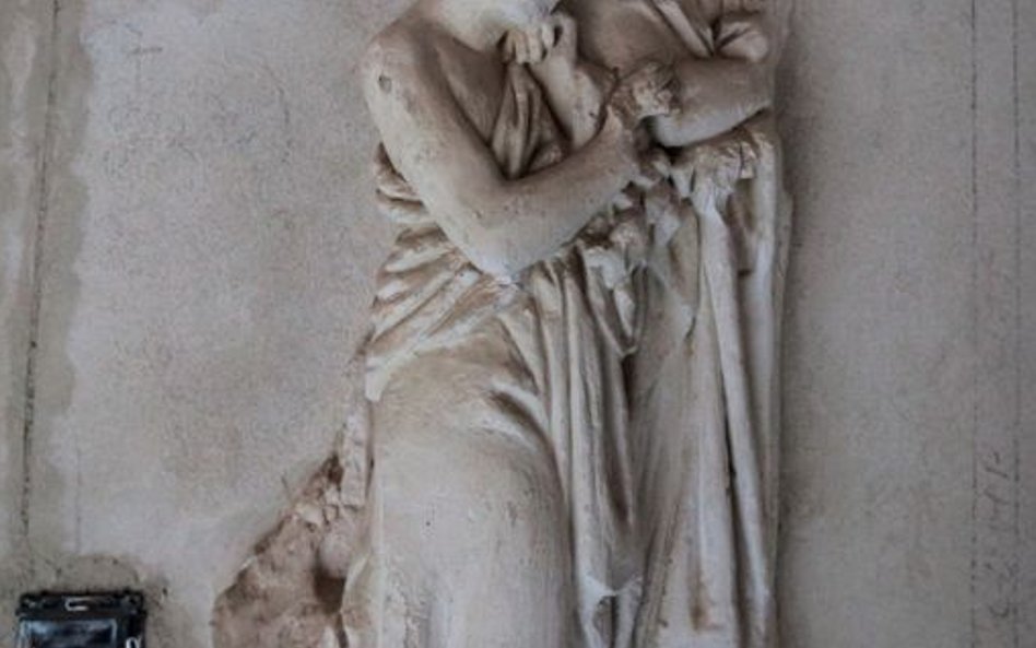 Na jednym z wewnętrznych dziedzińców