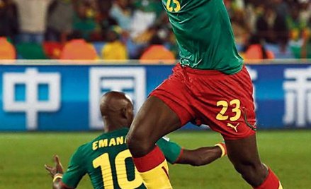 Vincent Aboubakar nie wykorzystał przed chwilą bramkowej okazji