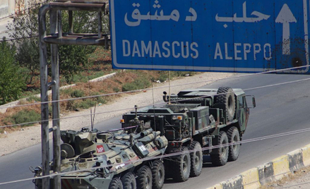 Syria: Zderzenie pojazdów wojskowych USA i Rosji