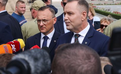 Rafał Leśkiewicz i Karol Nawrocki