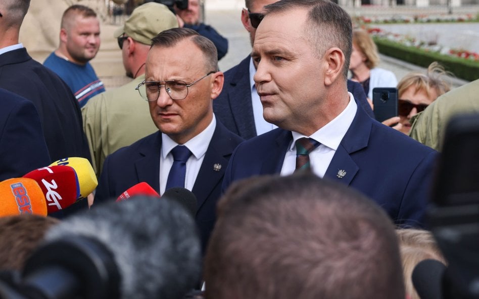 Rafał Leśkiewicz i Karol Nawrocki