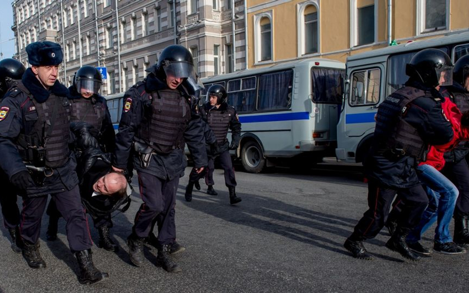 Na demonstracji w Moskwie zatrzymano ponad 500 osób