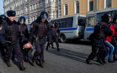 Na demonstracji w Moskwie zatrzymano ponad 500 osób