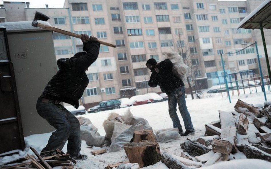Bułgaria, przedmieścia pozbawionej gazu Sofii
