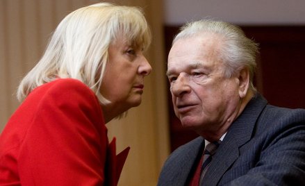 Czesław Kiszczak i jego żona Maria