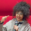Esperanza Spalding podczas spotkania z publicznością
