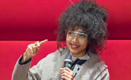 Esperanza Spalding podczas spotkania z publicznością