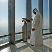 Ze 124 piętra Burj Dubai rozciąga się widok na pogrążony w kłopotach emirat