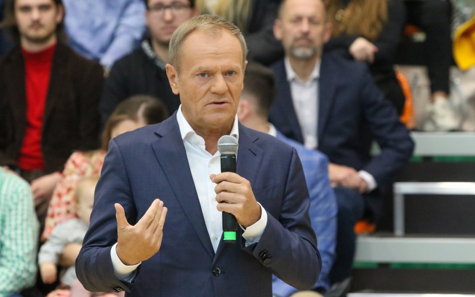 Przewodniczący Platformy Obywatelskiej Donald Tusk