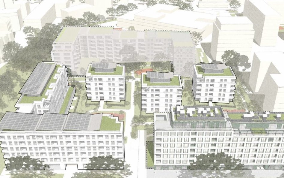 Obie inwestycje powstaną praktycznie obok siebie – w głębi kwartału pomiędzy ul. Przasnyską a ul. An