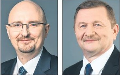 Marcin Pachucki oraz Andrzej Diakonow – zastępcy przewodniczącego KNF.