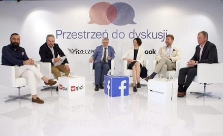 Uczestnicy dyskusji (od lewej): Cezary Szymanek i Michał Szułdrzyński oraz Marek Cichocki, Agata Szc