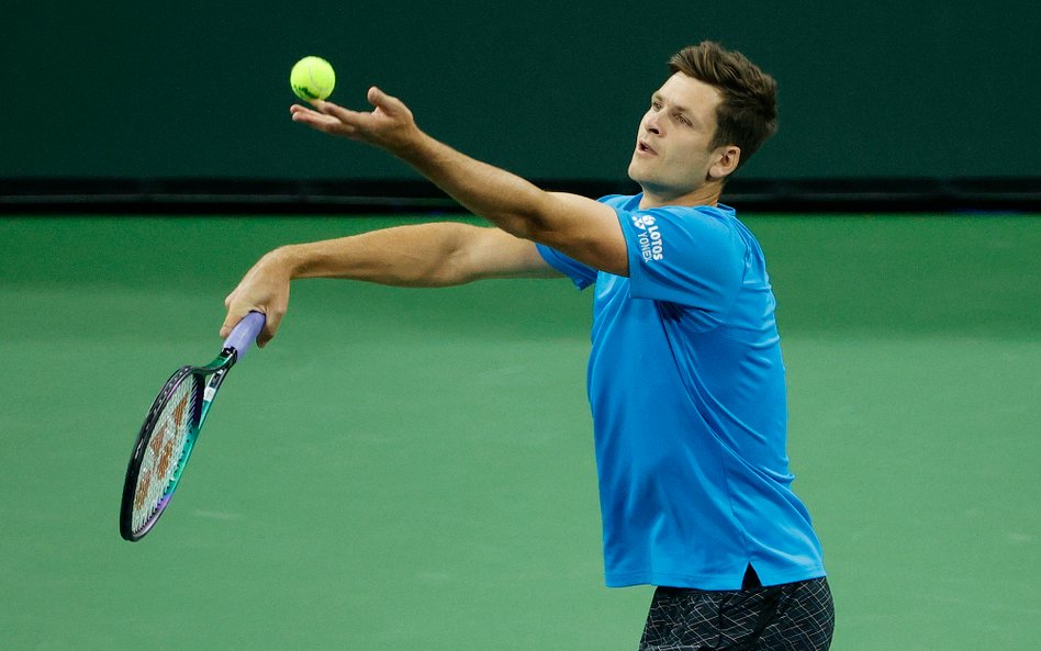Tenis w Indian Wells: Hubert Hurkacz zagra w ćwierćfinale