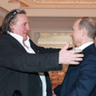 Putin i Depardieu w Soczi w 2013 roku