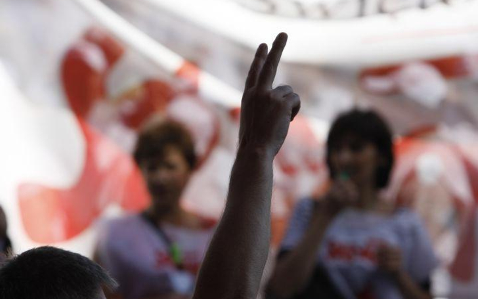 Wielki protest Solidarności