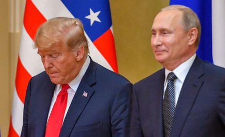 Prezydenci USA i Rosji - Donald Trump i Władimir Putin