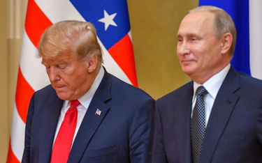 Prezydenci USA i Rosji - Donald Trump i Władimir Putin